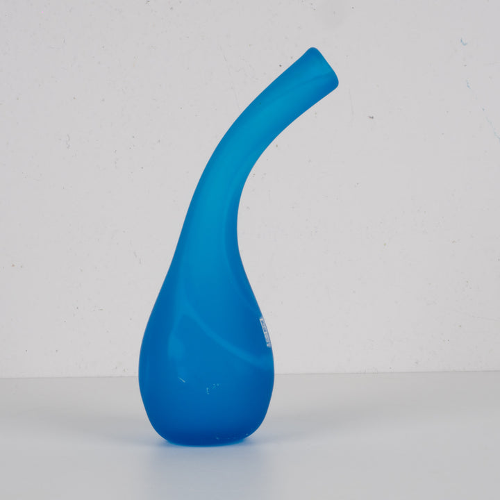 Mdina Glass – Sculpturale Blauwe Vaas