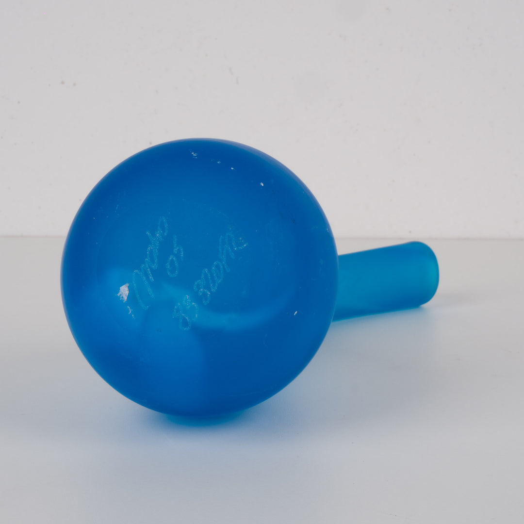 Mdina Glass – Sculpturale Blauwe Vaas