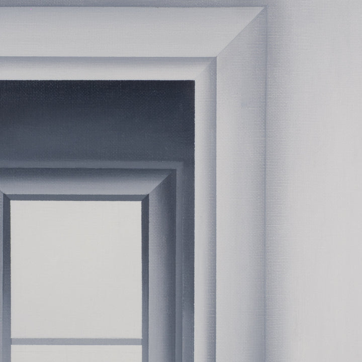 Schilderij 'Doorgangen van stilte – een reis naar licht en diepte' door Monique Coppieters