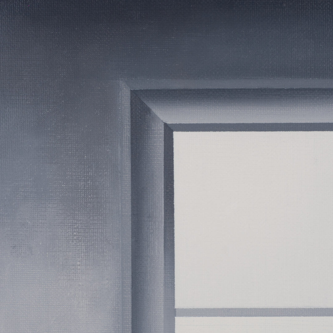 Schilderij 'Doorgangen van stilte – een reis naar licht en diepte' door Monique Coppieters