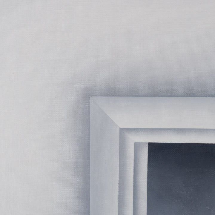 Schilderij 'Doorgangen van stilte – een reis naar licht en diepte' door Monique Coppieters