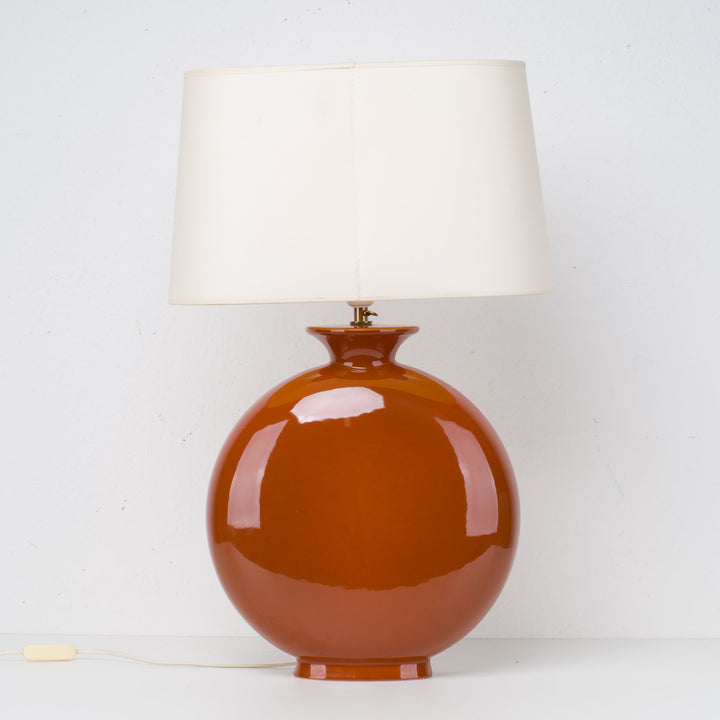 Elegant vintage table lamp – Faïencerie de Charolles (FDC) since 1844