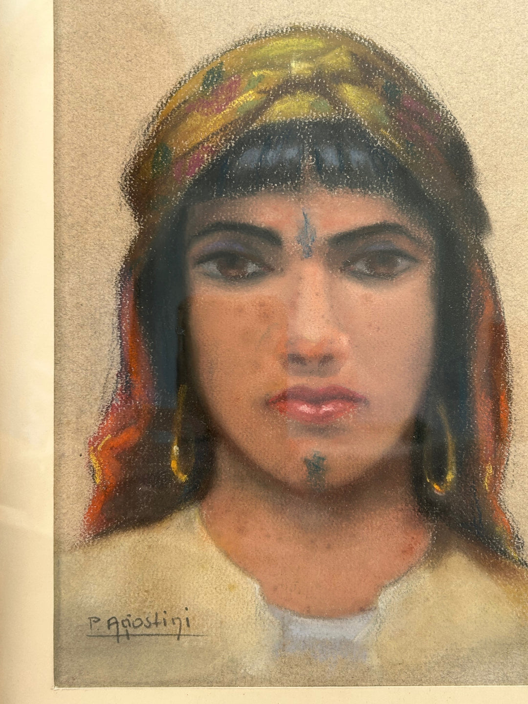 Oriëntaalse Dame – P. Agiostini / 32x40x3,5cm