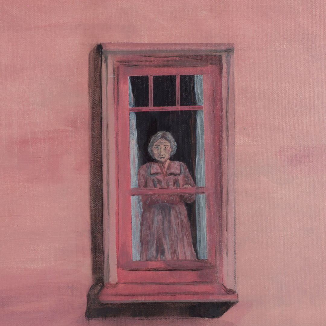 Painting Lady in Window – Atelier S