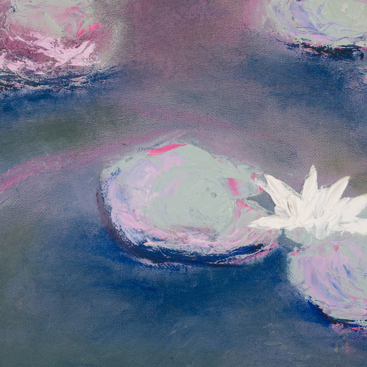 Schilderij met waterlelies – poëtisch en dromerig tafereel