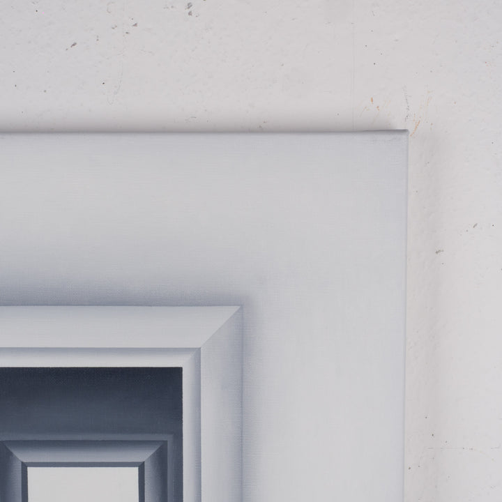 Schilderij 'Doorgangen van stilte – een reis naar licht en diepte' door Monique Coppieters