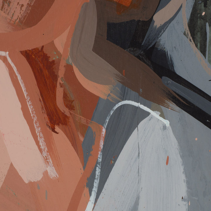 Schilderij Steve Keene – “Can’t Wait” (2017)