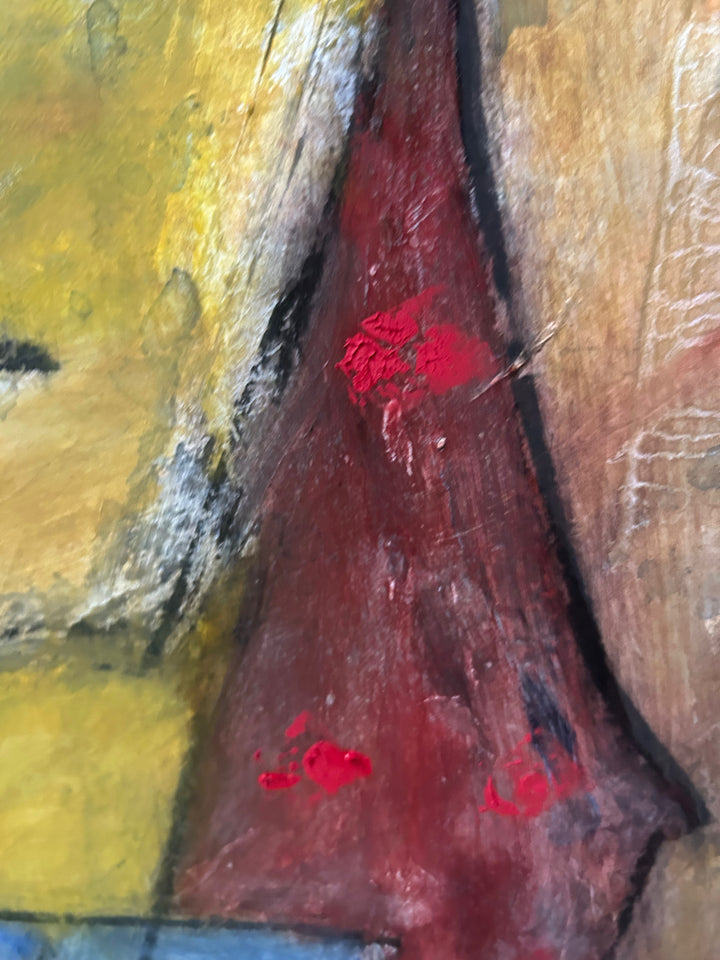 Schilderij van 3 Kleurrijke Personages – Paul Vanhee (1m x 0,80m)