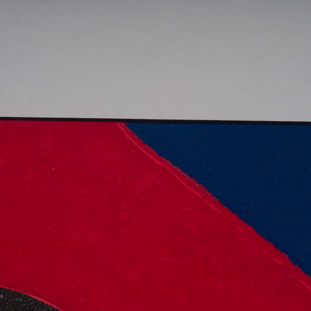 Compositie in Spanning – abstract schilderij in gemengde techniek (1991)