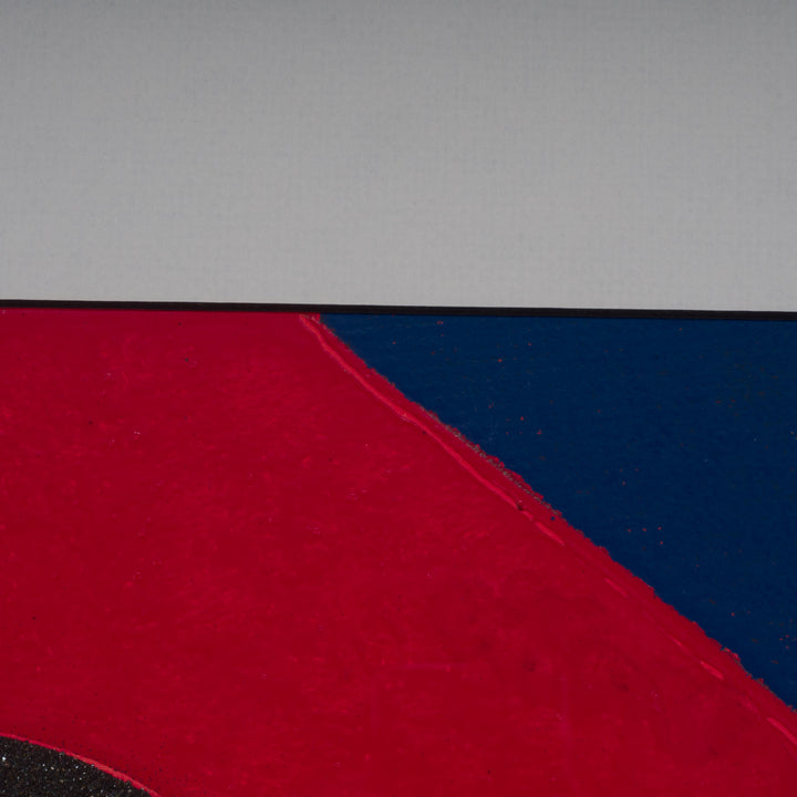 Compositie in Spanning – abstract schilderij in gemengde techniek (1991)