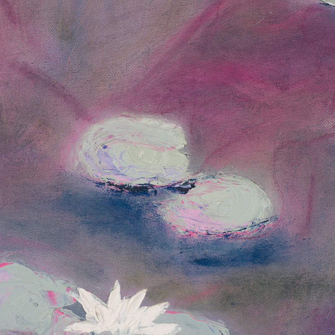 Schilderij met waterlelies – poëtisch en dromerig tafereel