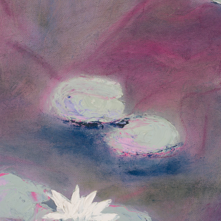 Schilderij met waterlelies – poëtisch en dromerig tafereel