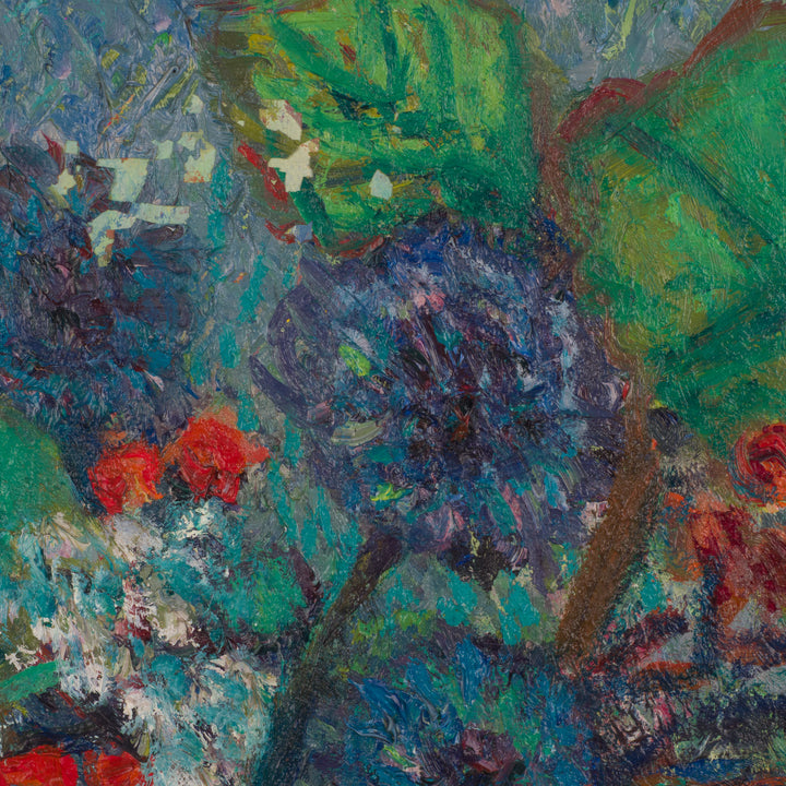 Bloemenschilderij 1959 – Gesigneerd E.E.R. – 40 x 50 x 2 cm