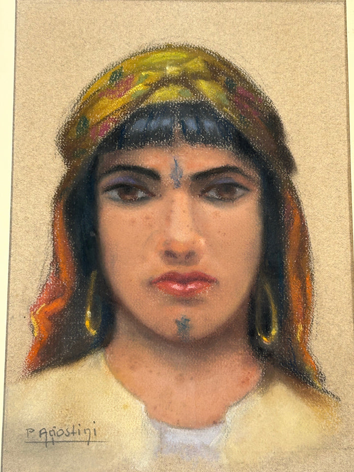 Oriëntaalse Dame – P. Agiostini / 32x40x3,5cm