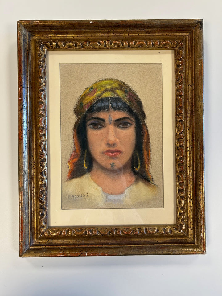 Oriëntaalse Dame – P. Agiostini / 32x40x3,5cm