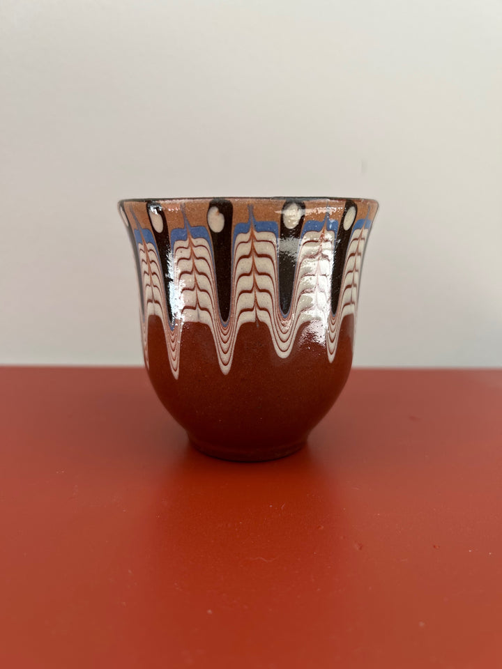 Troyan fluistering in klei – een kopje met een ziel / ca. 7,5 x 7,5 x 8 cm