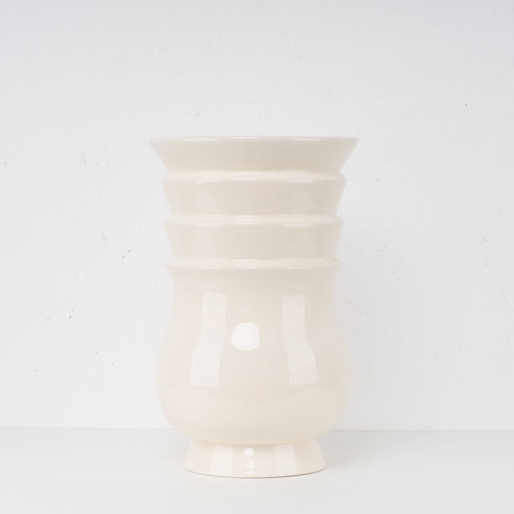 Siervaas in geglazuurde keramiek – Royal Boch