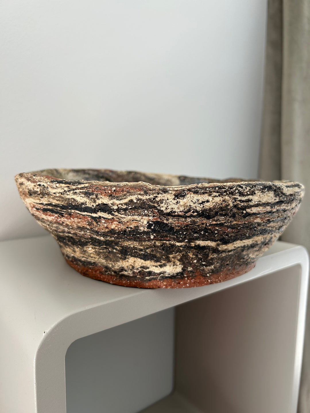 Handgemaakte Keramische Schaal Berenice (2011) / 24x24,5x8 cm