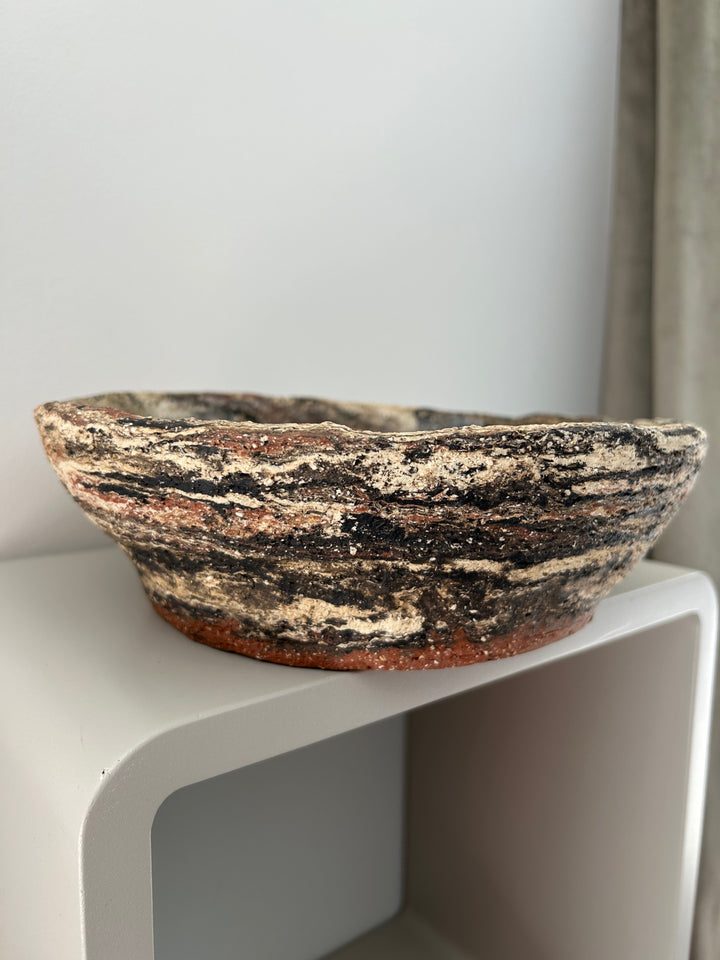 Handgemaakte Keramische Schaal Berenice (2011) / 24x24,5x8 cm