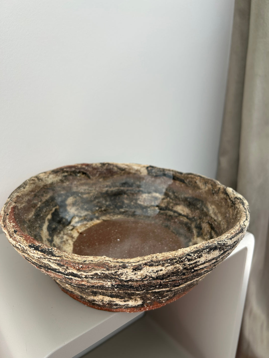 Handgemaakte Keramische Schaal Berenice (2011) / 24x24,5x8 cm