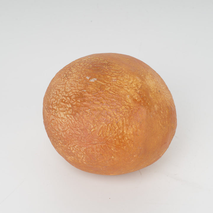 Decoratieve sculptuur van een citrusvrucht – steen of gips – 15 x 12 x 11 cm