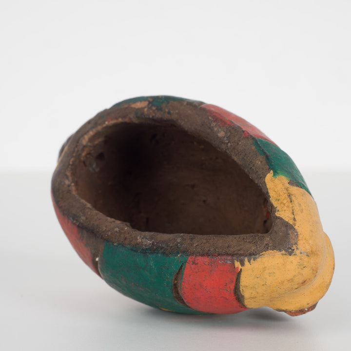 Klein Afrikaans decoratief maskertje – groen, rood en geel