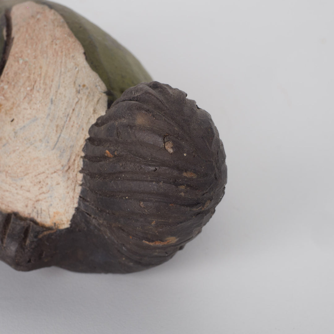 Klein Afrikaans decoratief maskertje – groen, rood en paars