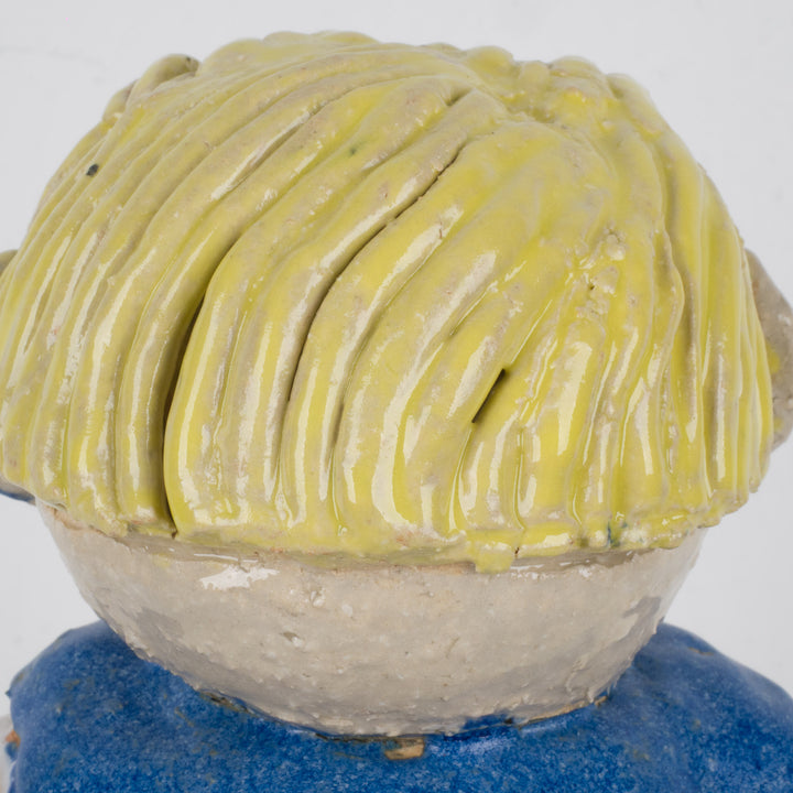 Keramisch geglazuurd beeld 'De Vriendelijke Wachter'