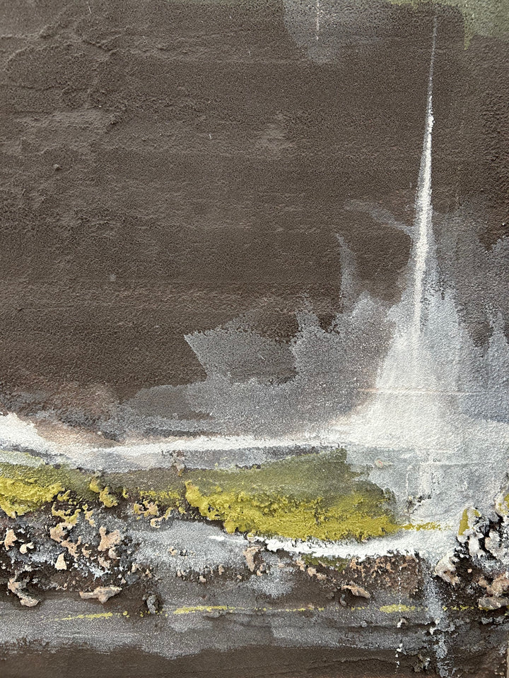Schilderij Verweerde Horizon | 50,5 x 50,5 x 3,5 cm