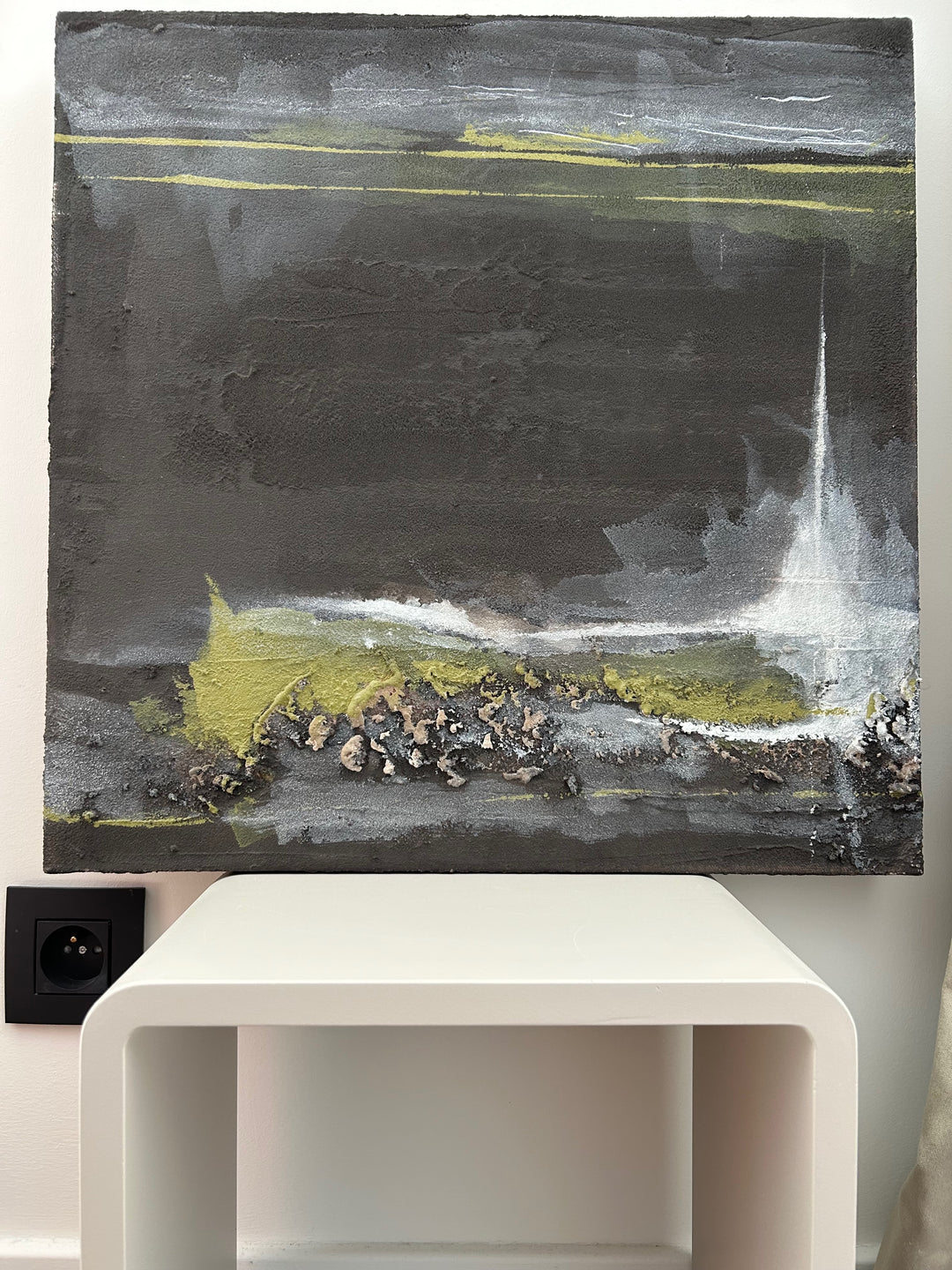 Schilderij Verweerde Horizon | 50,5 x 50,5 x 3,5 cm