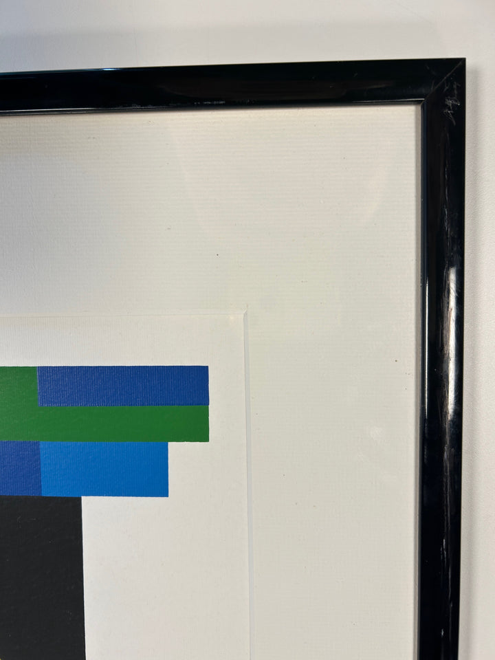 Guido Molinari –  seriegrafie “Tendenza” – 1993 – nr. 13/80 – 49 x 65 x 1,5 cm