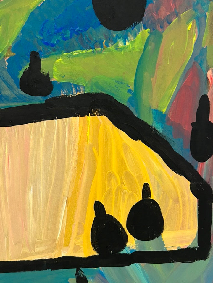 ’t Volk’ – Schilderij door Dominique Beun (2018)