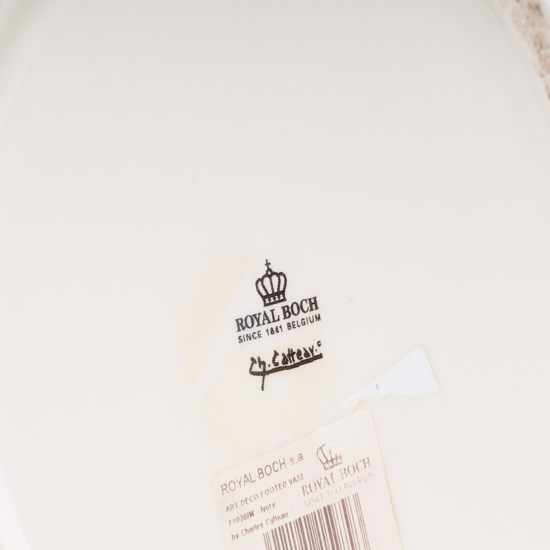 Siervaas in geglazuurde keramiek – Royal Boch