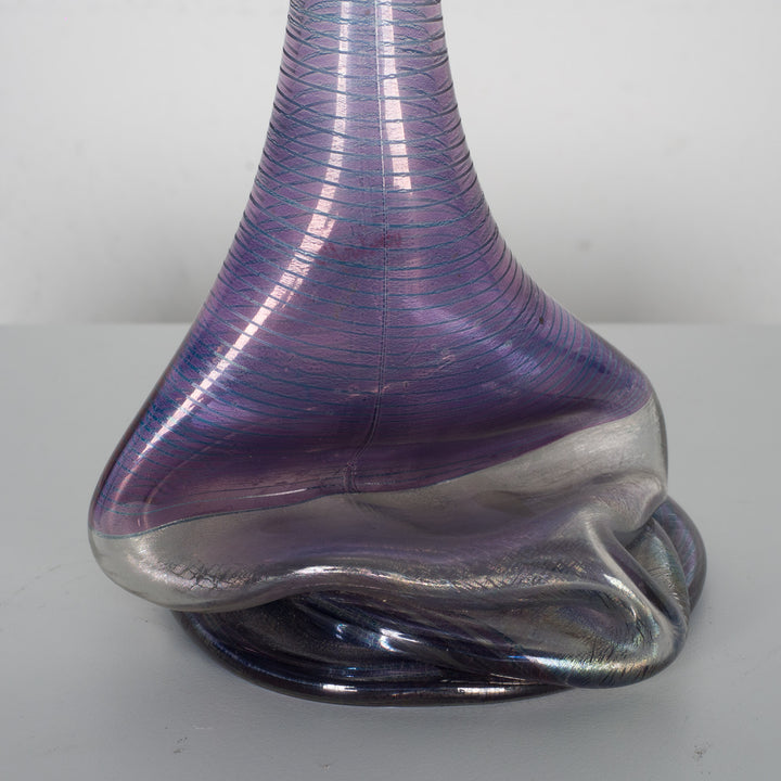 Heiner Düsterhaus – Signed Studio Glass Vase (12 x 12 x 31.5 cm) 