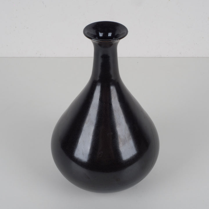 Handgemaakt Vintage Druiperglazuur Vaasje – Gesigneerd