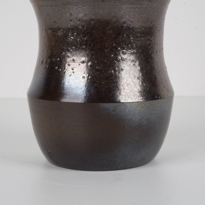 Vintage keramische vaas met luster glazuur – RW Handwerk – 20 cm