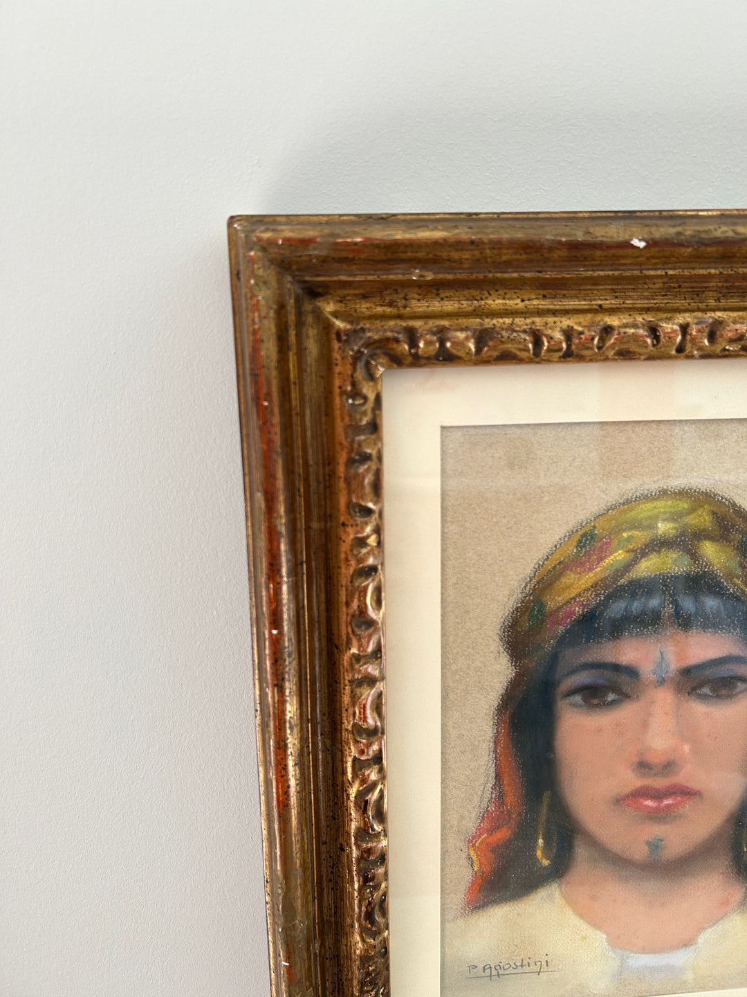 Oriëntaalse Dame – P. Agiostini / 32x40x3,5cm