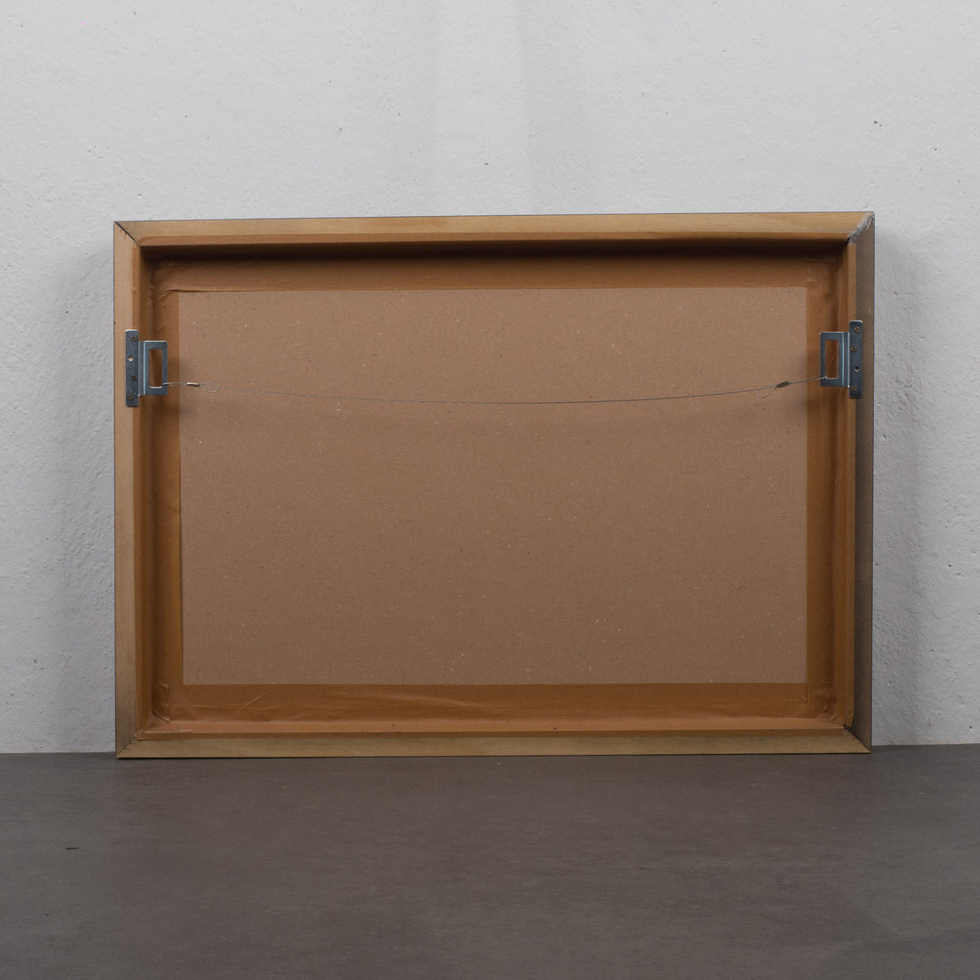 Elias – Surreal Lithograph with Green Van | 69 x 49 cm (framed) 