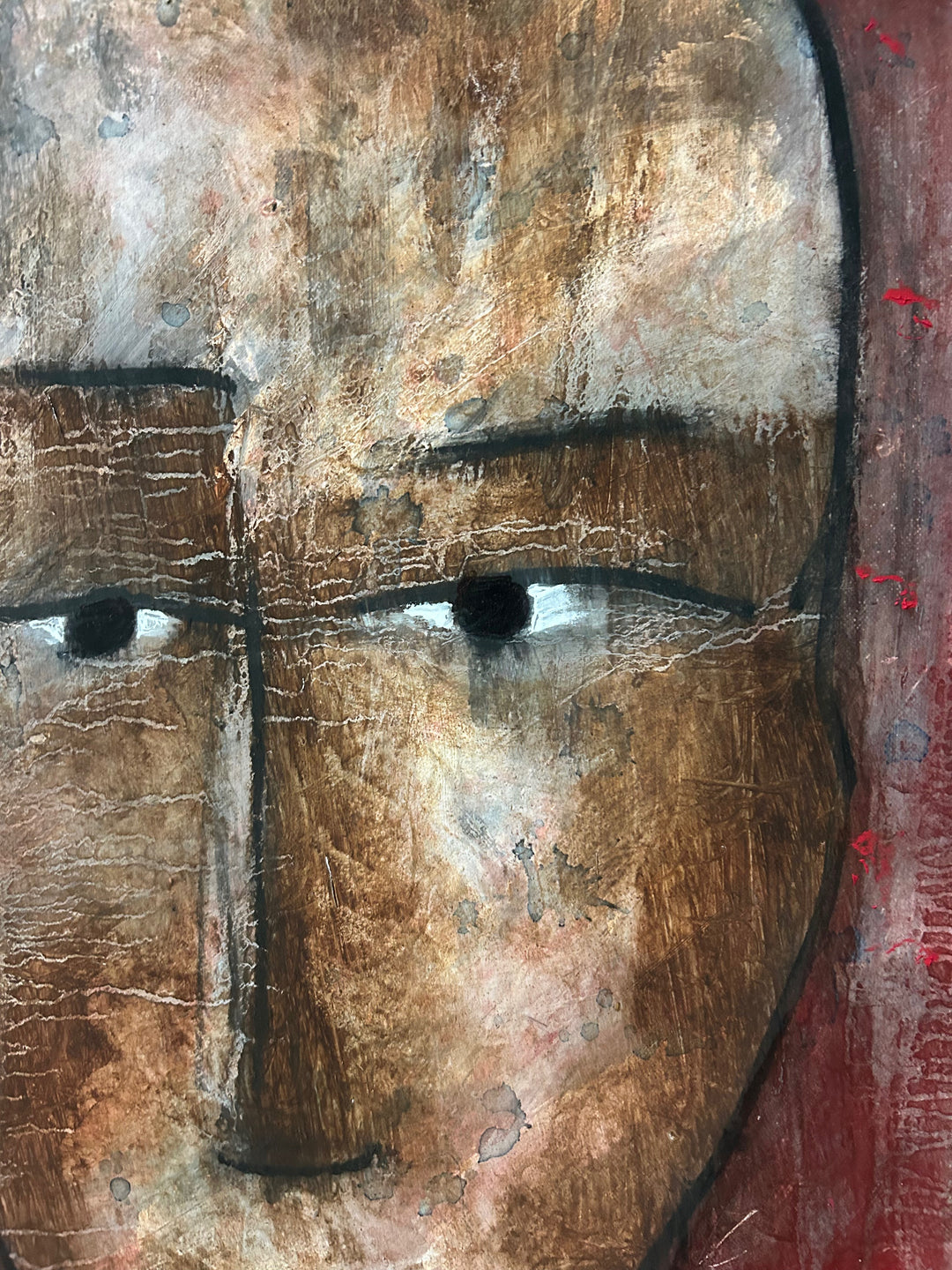 Schilderij van 3 Kleurrijke Personages – Paul Vanhee (1m x 0,80m)