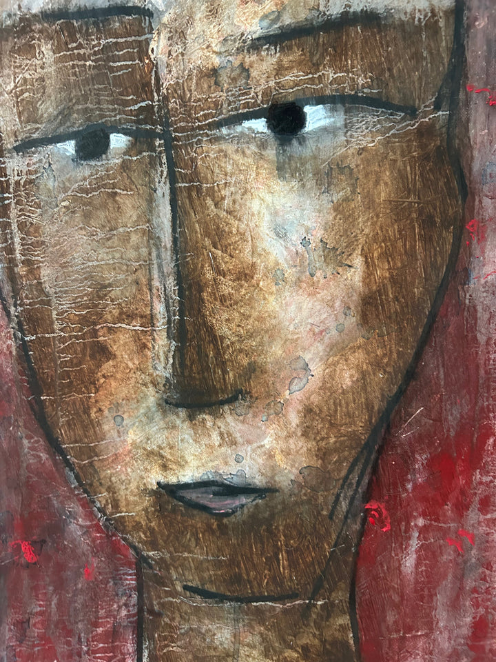 Schilderij van 3 Kleurrijke Personages – Paul Vanhee (1m x 0,80m)