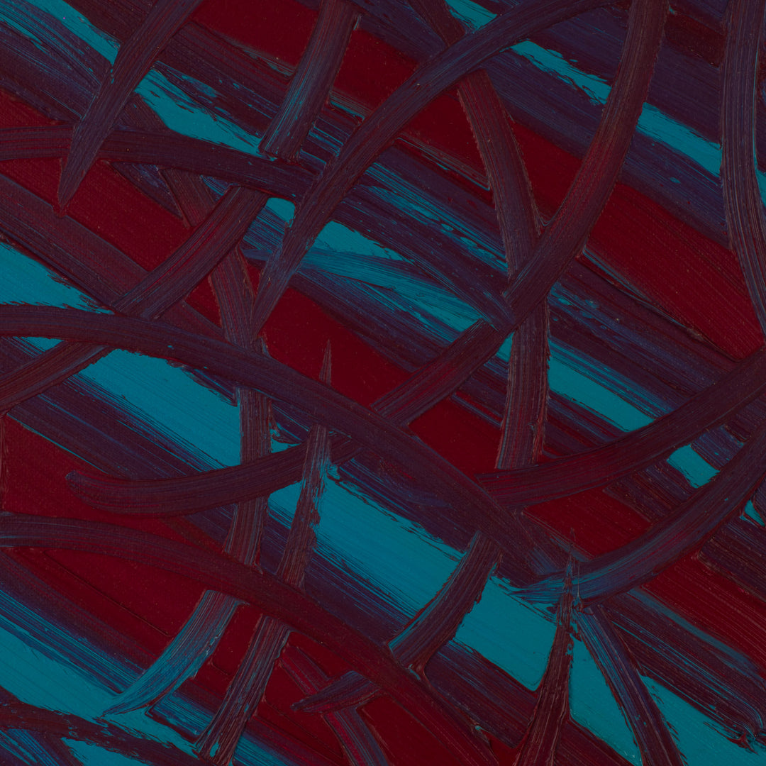 Abstract schilderij 'Gekruiste Stromen' uit 2022