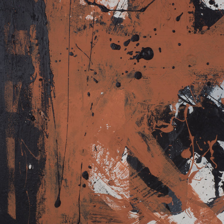 Groot Abstract Expressionistisch Schilderij op Paneel – 95 × 87 × 1,5 cm
