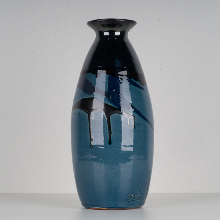 Glazed ceramic vase by Thomas Buxo