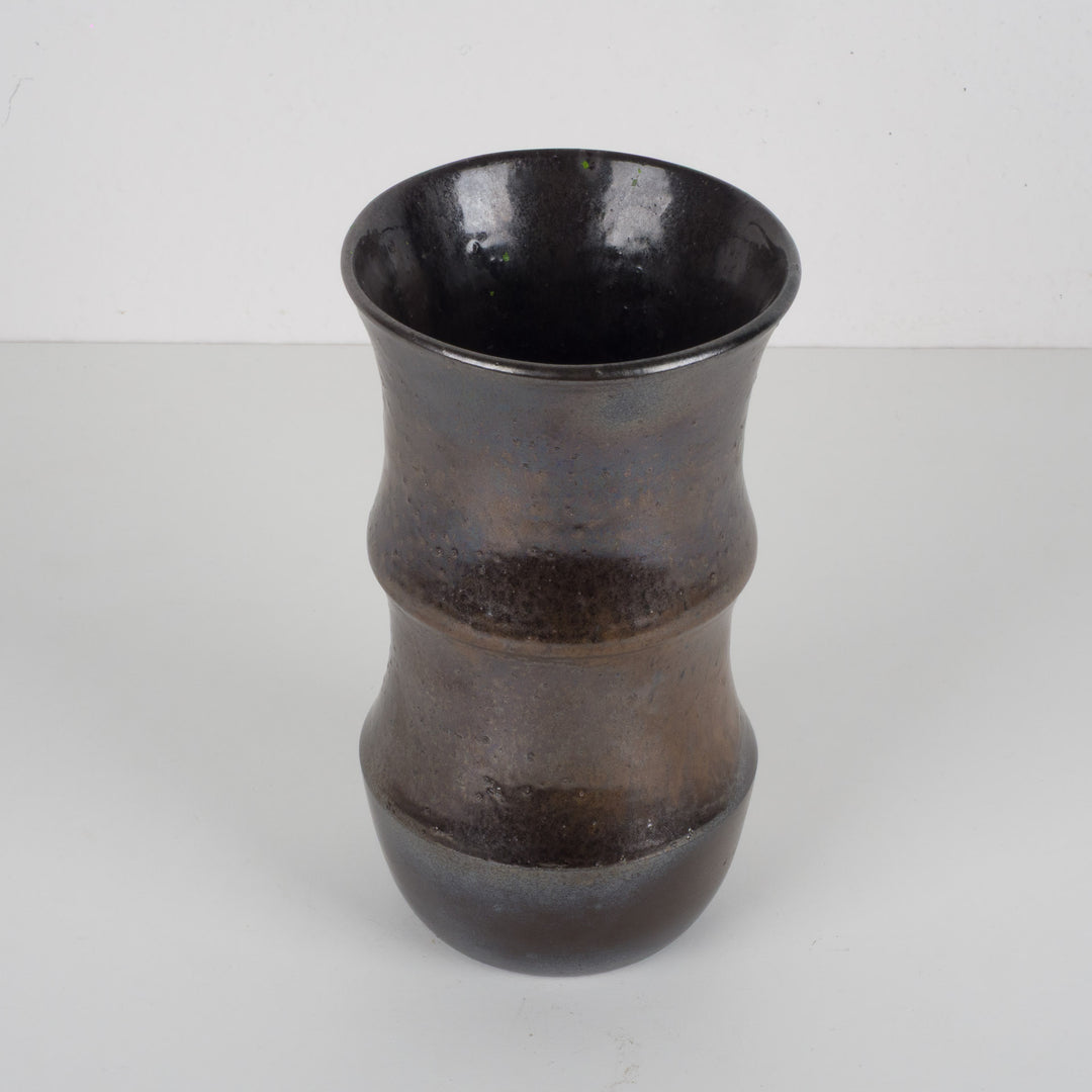 Vintage keramische vaas met luster glazuur – RW Handwerk – 20 cm