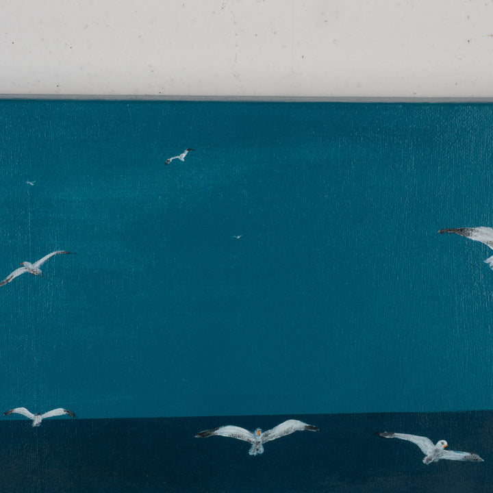 Schilderij Atelier S – 'Waar de Horizon Begint' - 50 x 50 x 3,5 cm