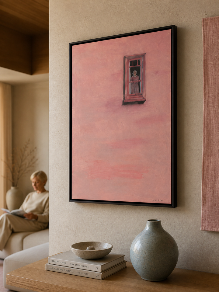 Lady in Window – Atelier S - 53x73cm