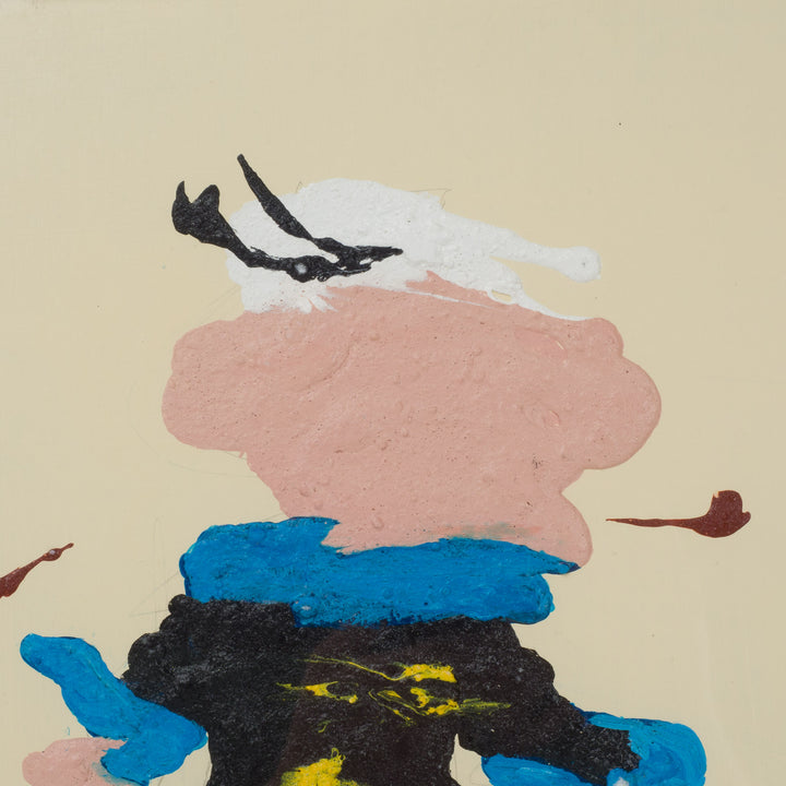 Schilderij Popeye en Olijfje door Hugo Van Goethem