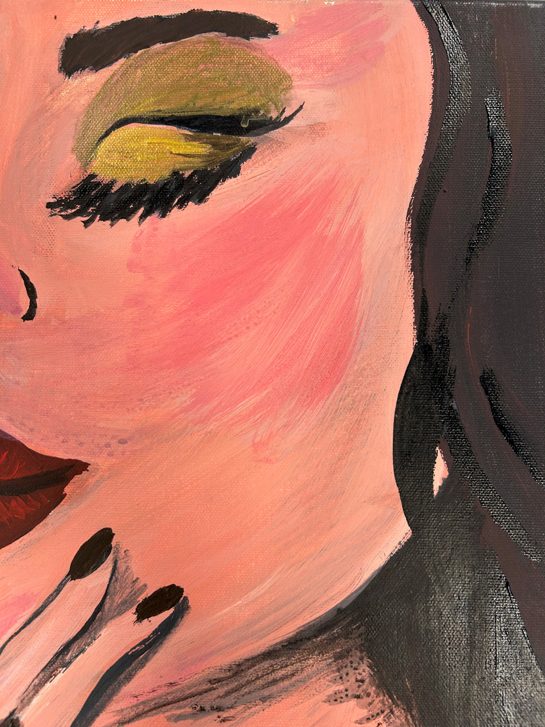 Schilderij 'Gouden Stilte' door A. Peters