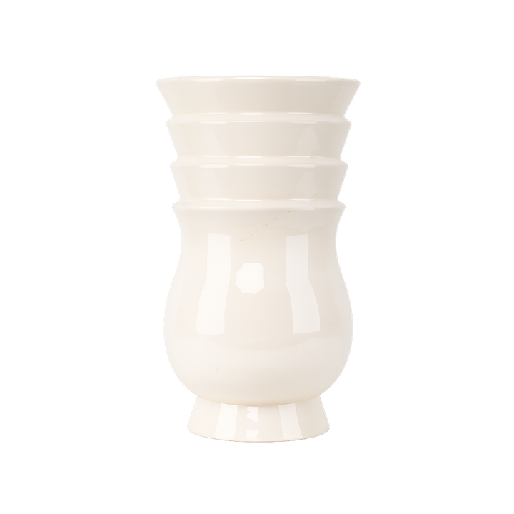 Siervaas in geglazuurde keramiek – Royal Boch