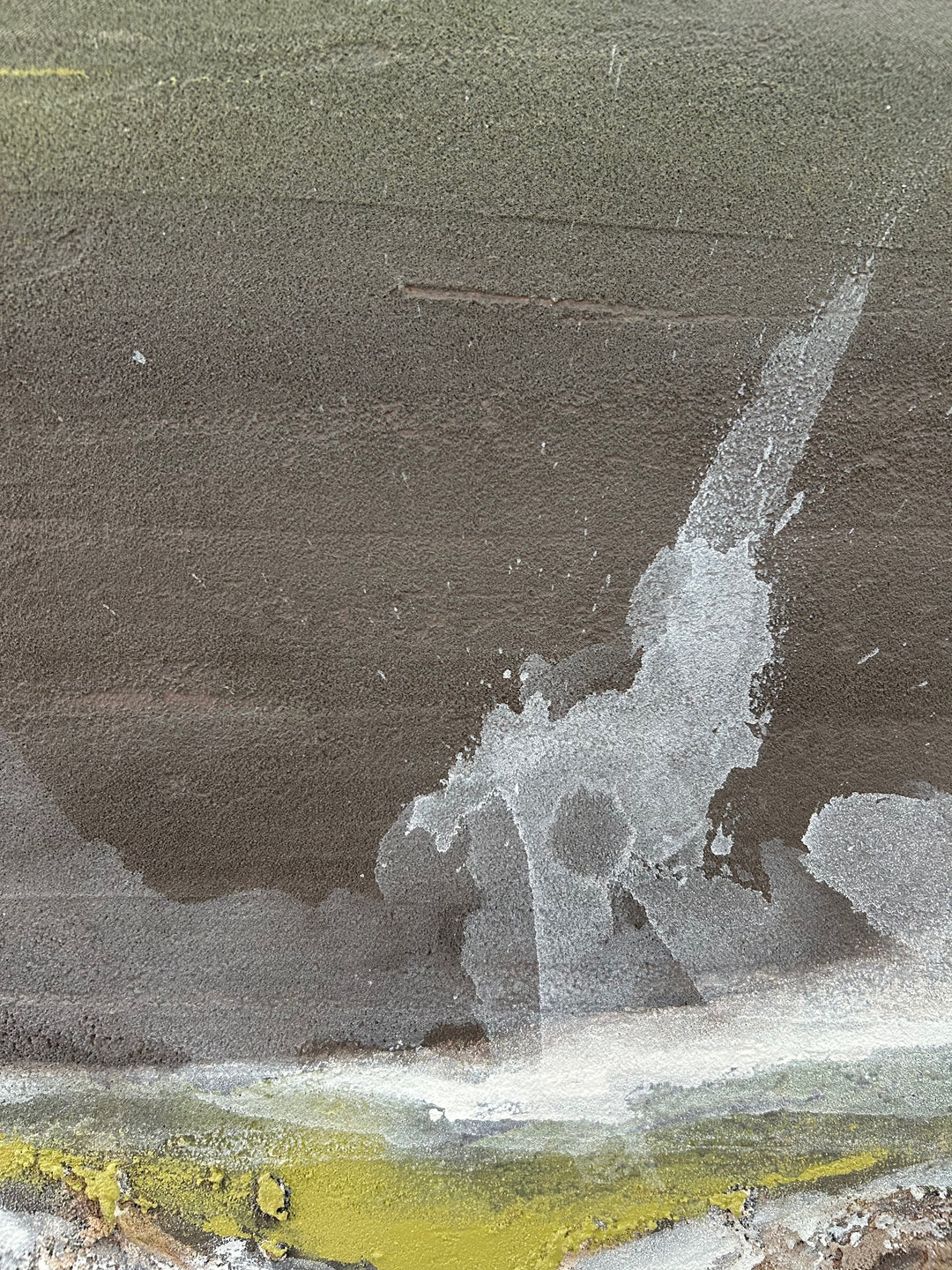 Verweerde Horizon – Abstract Structuurschilderij (2) / 50,5 x 50,5 x 3,5 cm